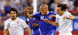Франция – Италия – 0:2: ВИДЕО