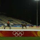Тайфун не помешает олимпийским лошадям