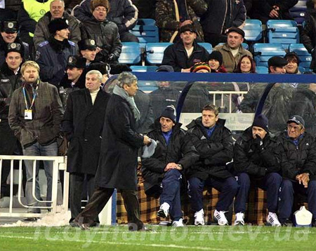 Мирча Луческу уходит (фото Андрея Лукацкого - пресс-служба Динамо К)