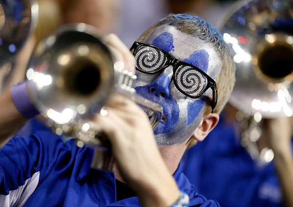 Фанат баскетбольной команды «Мемфис Тайгерс»